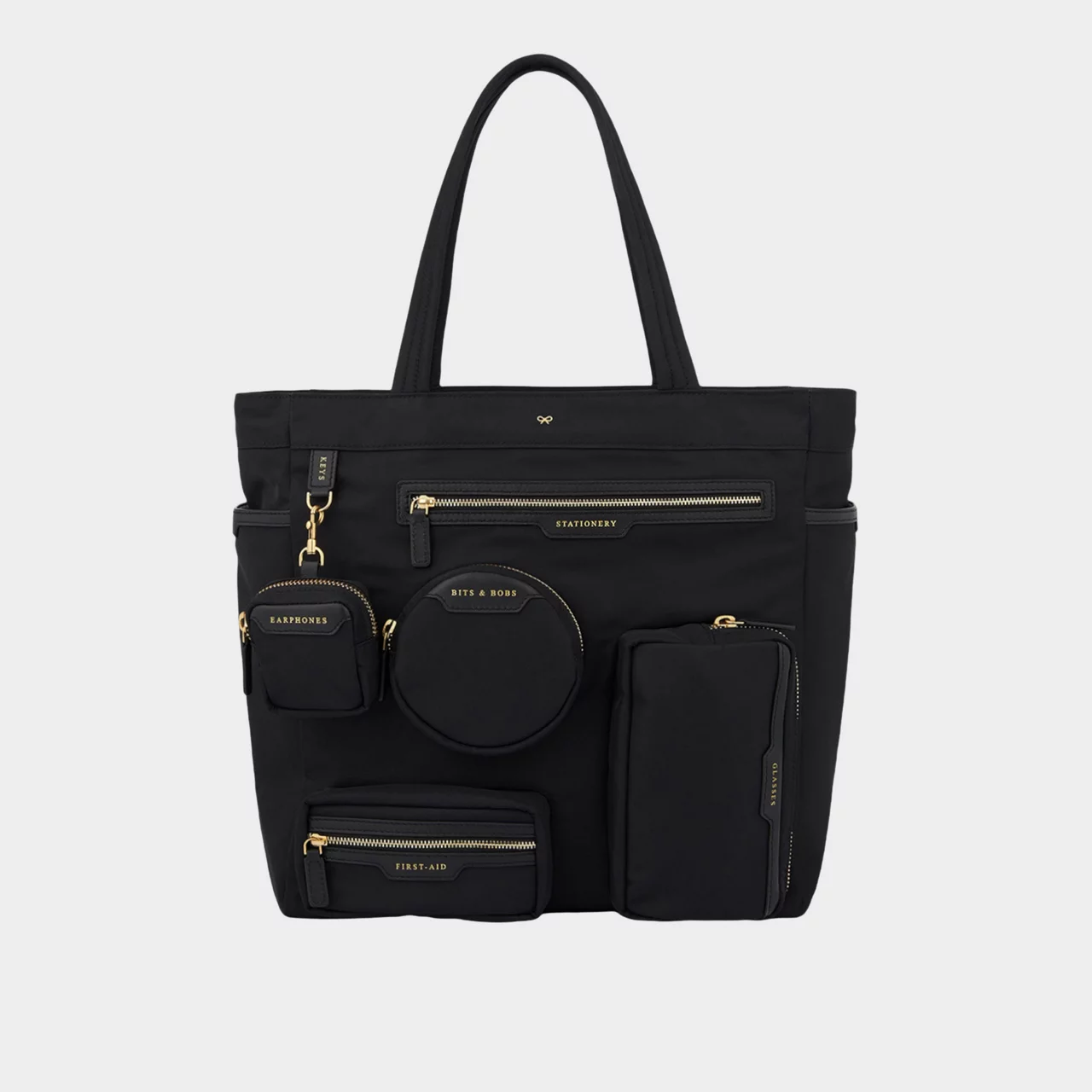 ANYA HINDMARCH LABELLED COLLECTION Commuter Tote Bag - Black