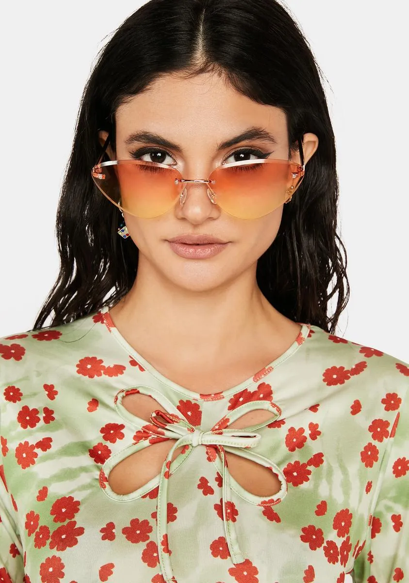 Bitter Penny Cat Eye Sunglasses-