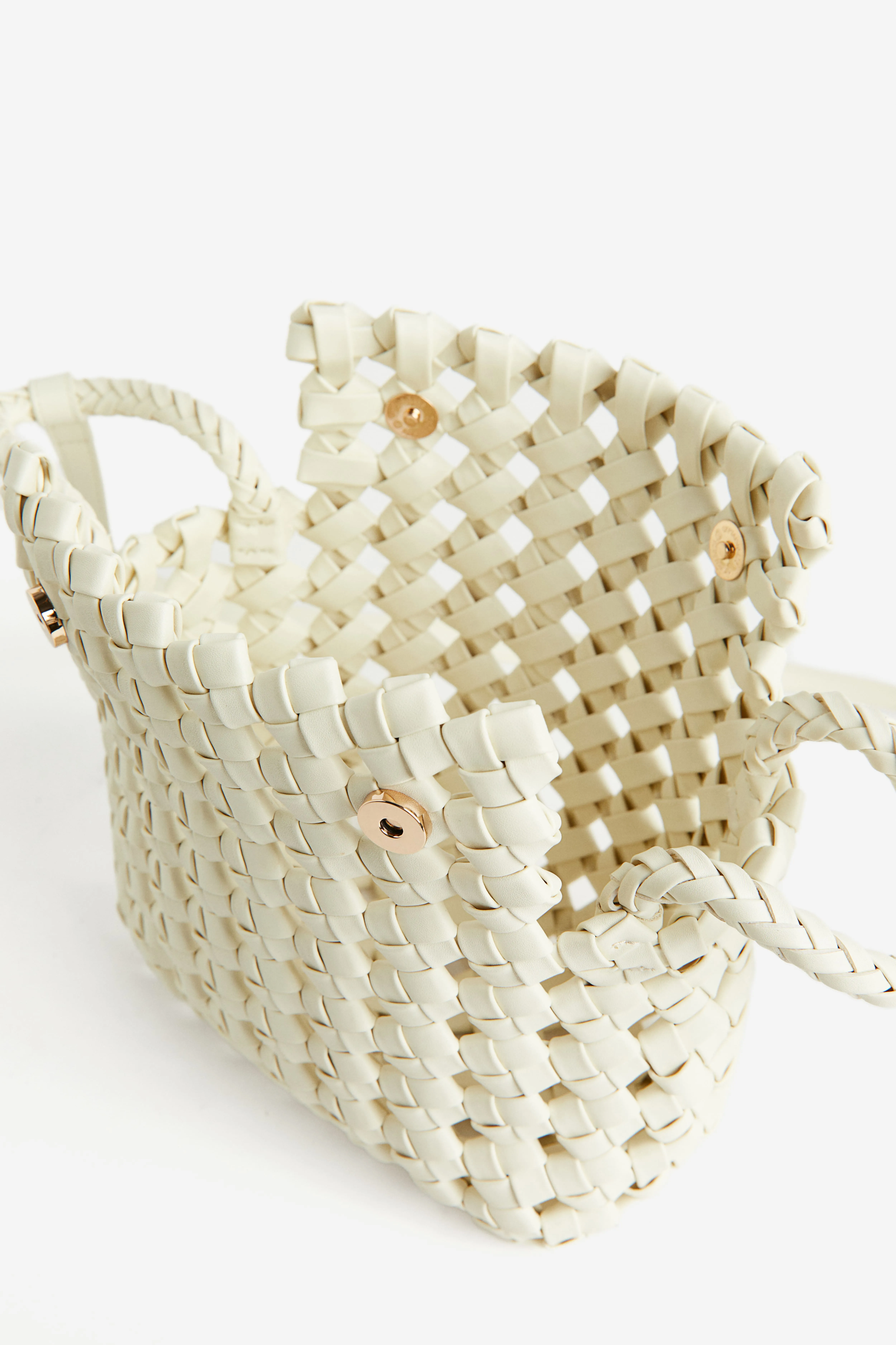 Braided crossbody bag - Pale yellow - Ladies | H&M GB