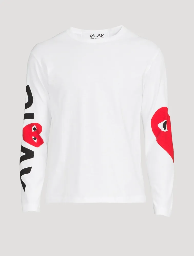 COMME DES GARÇONS PLAY Logo Sleeve T-Shirt