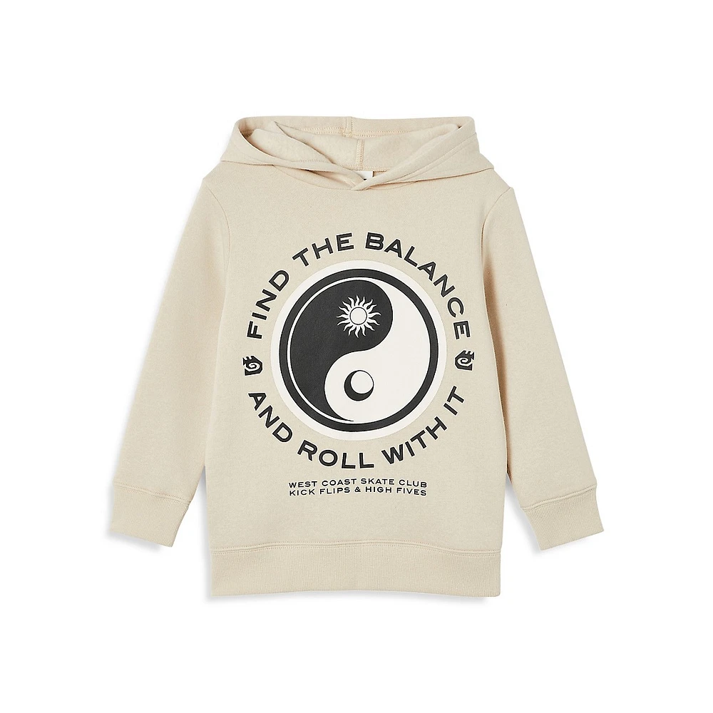Cotton On Boy's Milo Fleece Hoodie