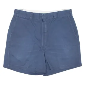 DICKIES Womens Chino Shorts Blue Relaxed XL W36