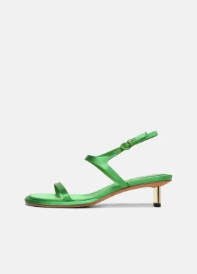 Ester Satin Heeled Sandal