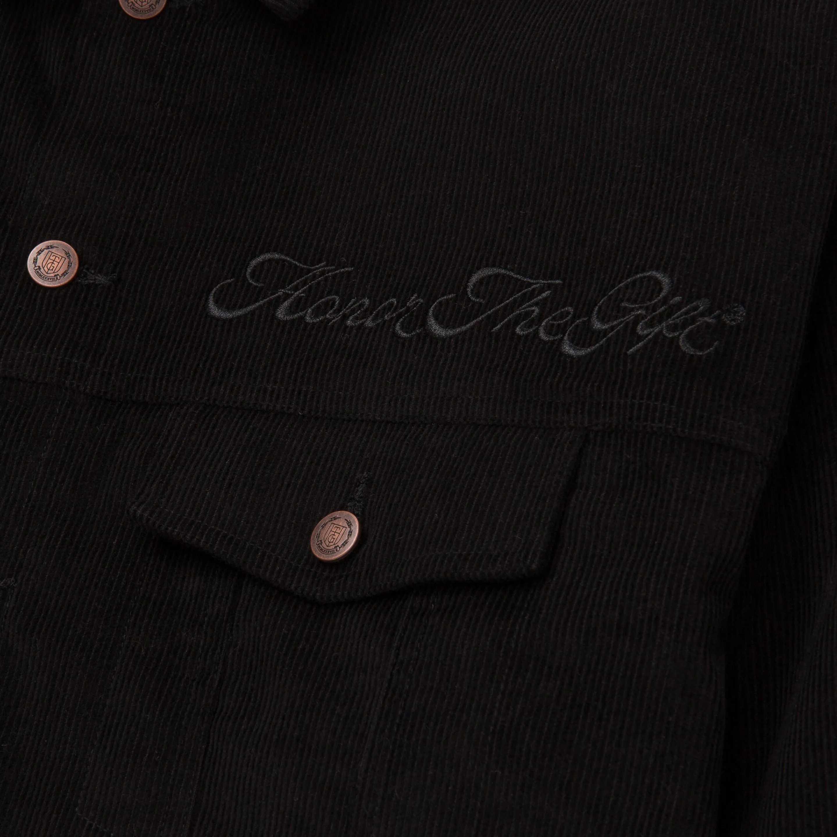 HTG Trucker Jacket - Black
