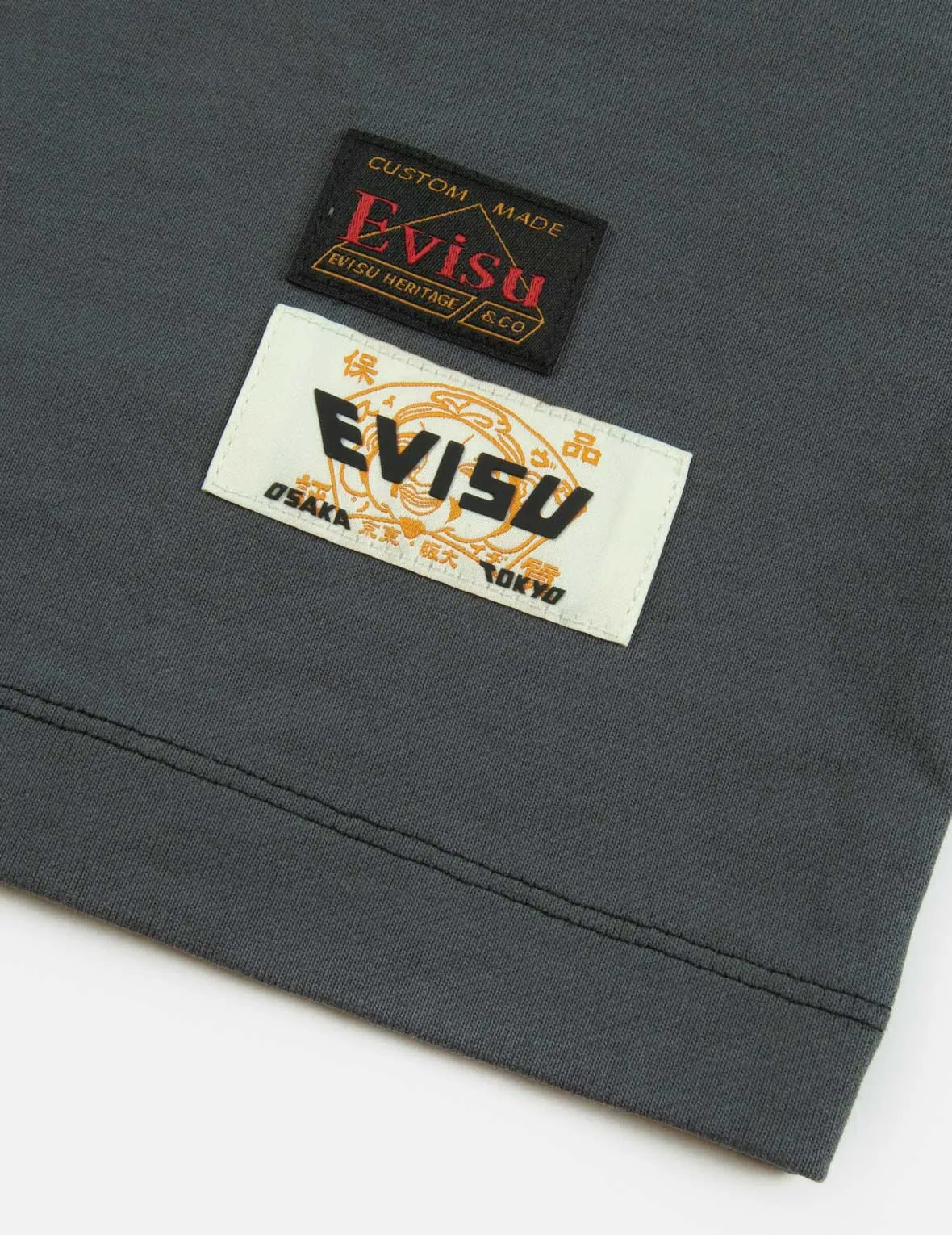 Logo Print Patchwork T-shirt
