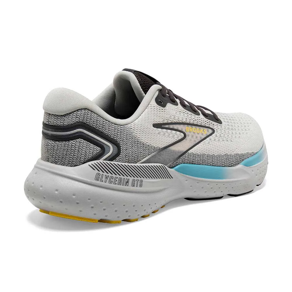 Men's Glycerin GTS 21 Running Shoe - Coconut/Forged Iron/Yellow - Regular (D)