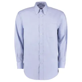 Mens KK105 Long Sleeve Oxford Shirt Light Blue