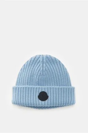 MONCLER beanie light blue
