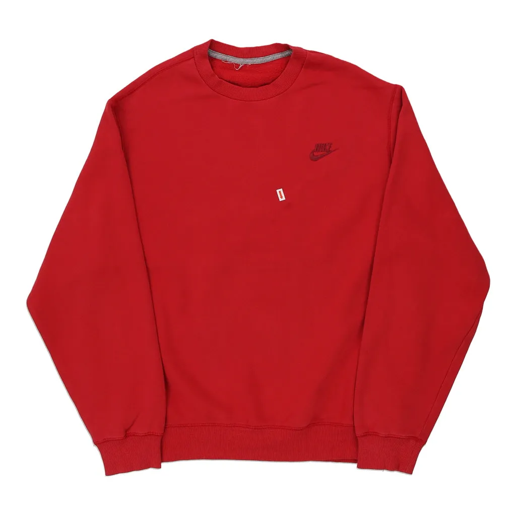 Nike Sweatshirt - XL Red Cotton