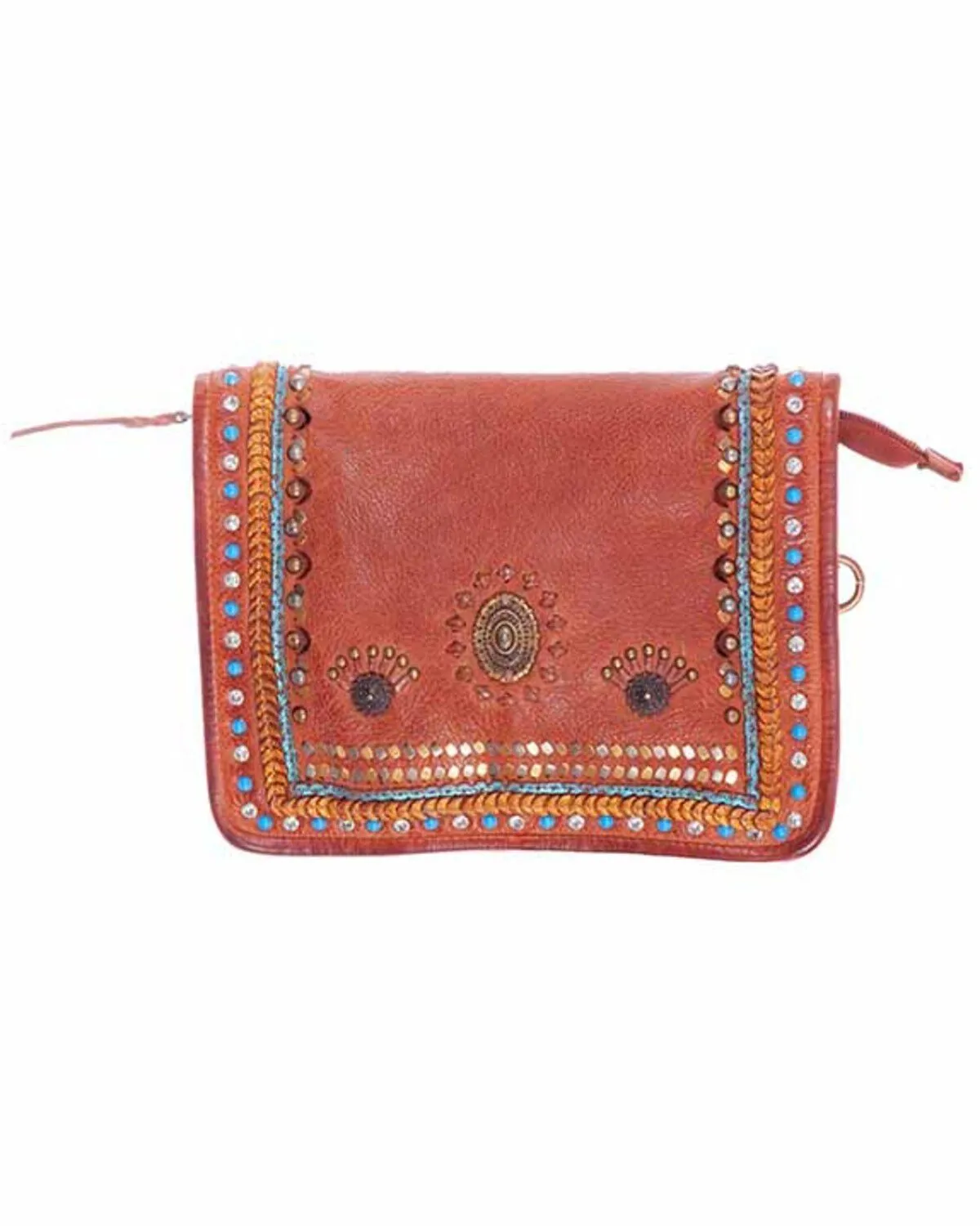 Product Name:  Scully Women's Braided and Studded Crossbody