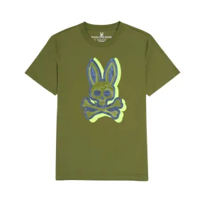 Psycho Bunny Varick Graphic Tee (Dark Olive)