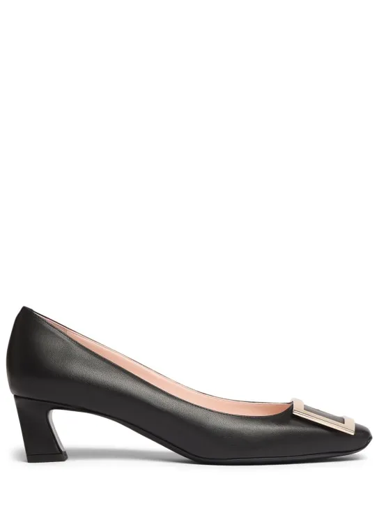 Roger Vivier   45mm Trompette leather pumps 
