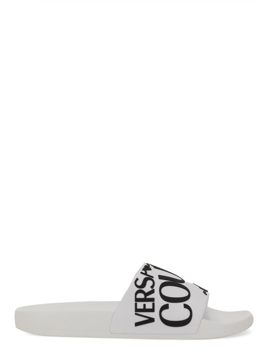 VERSACE JEANS COUTURE      SANDALO SLIDE CON LOGO