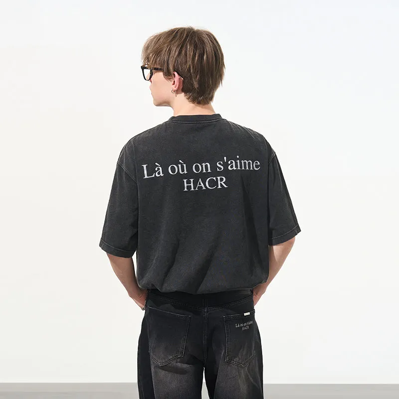 Washed Heavy Logo Tee