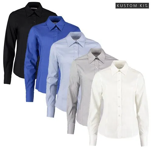 Women Oxford Tailored Fit Shirt KK702( Kustom Kit )